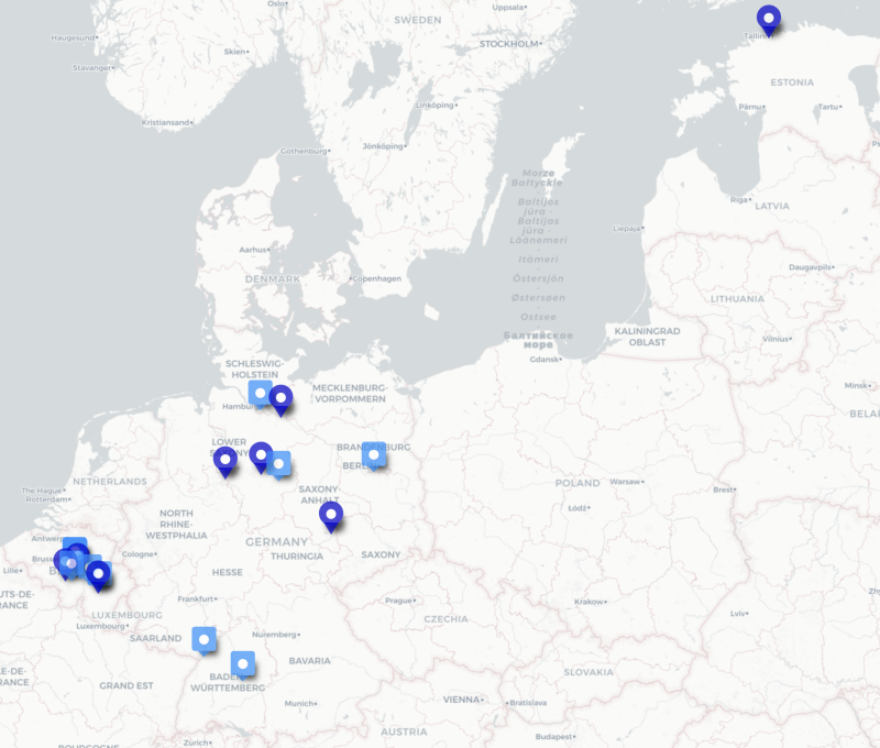 map of user committee members